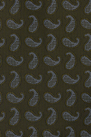 Slips & lommekluds pakke (Grøn paisley) suitclub.dk