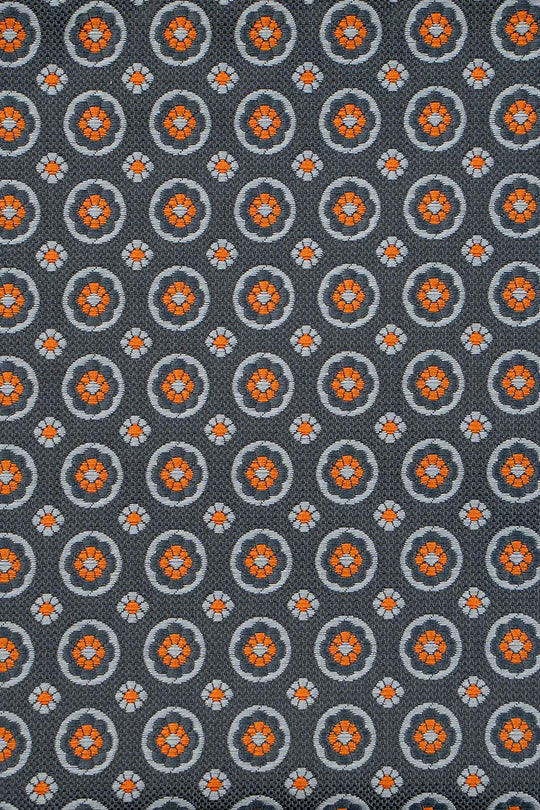 Orange blomstret slips PVD