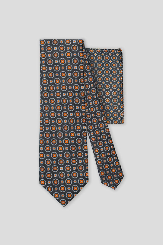 Slips & lommekluds pakke (Orange blomstret) suitclub.dk