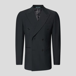 PREMIUM sort dobbeltradet blazer
