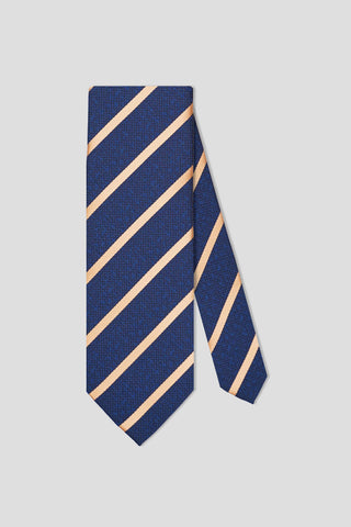 Navy & guld stribet slips